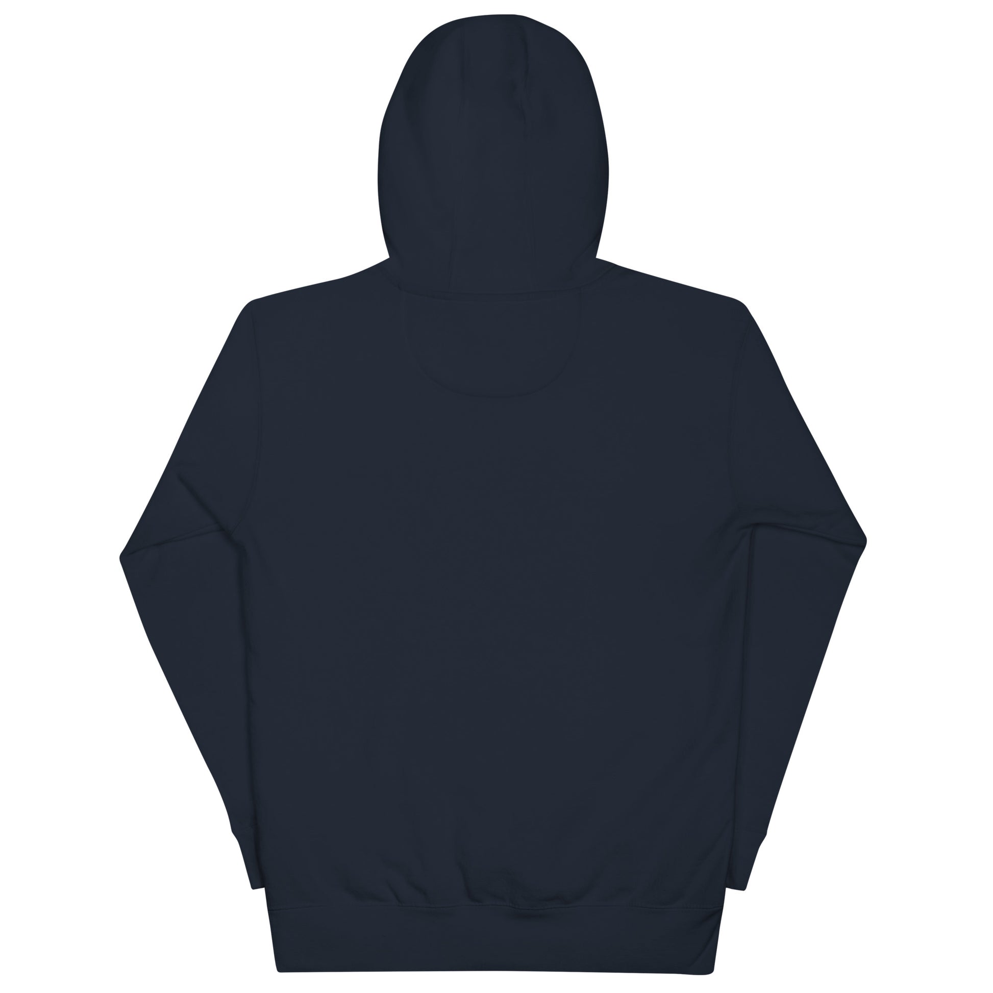 Classic ABE Grey Embroidered Hoodie with a cozy hood and pouch pocket, perfect for chilly evenings.